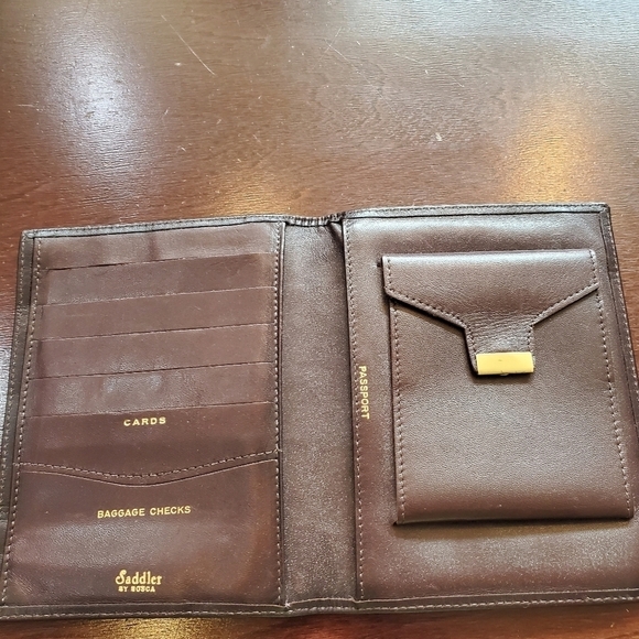 Saddler‎ By Bosca Vintage Passport Wallet - Picture 3 of 9